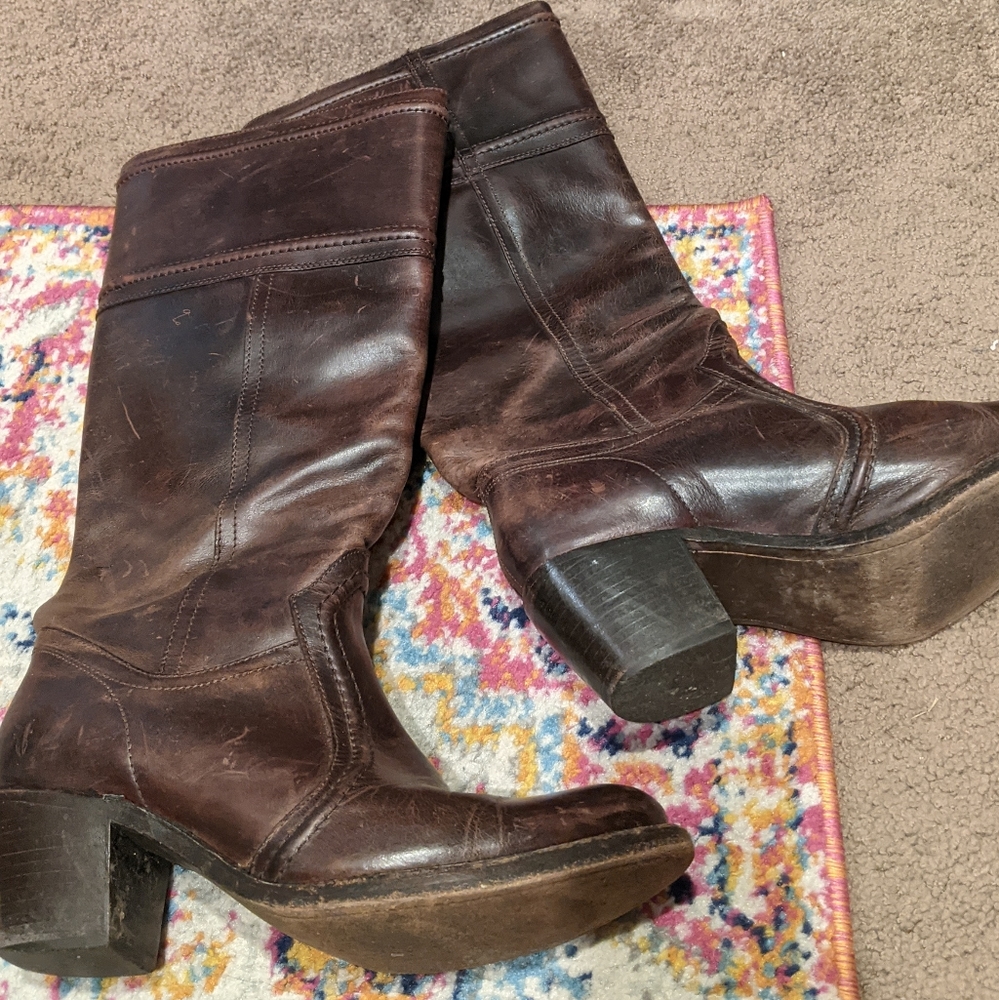 Frye leather boots
